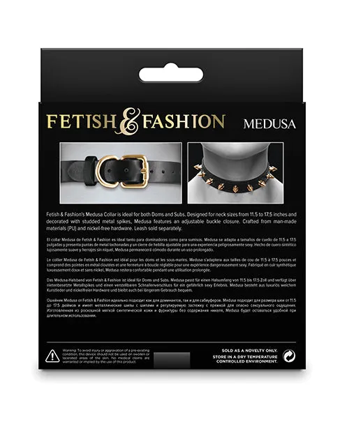 Ns Novelties INC Anal Fetish Fashion Medusa Collar Black