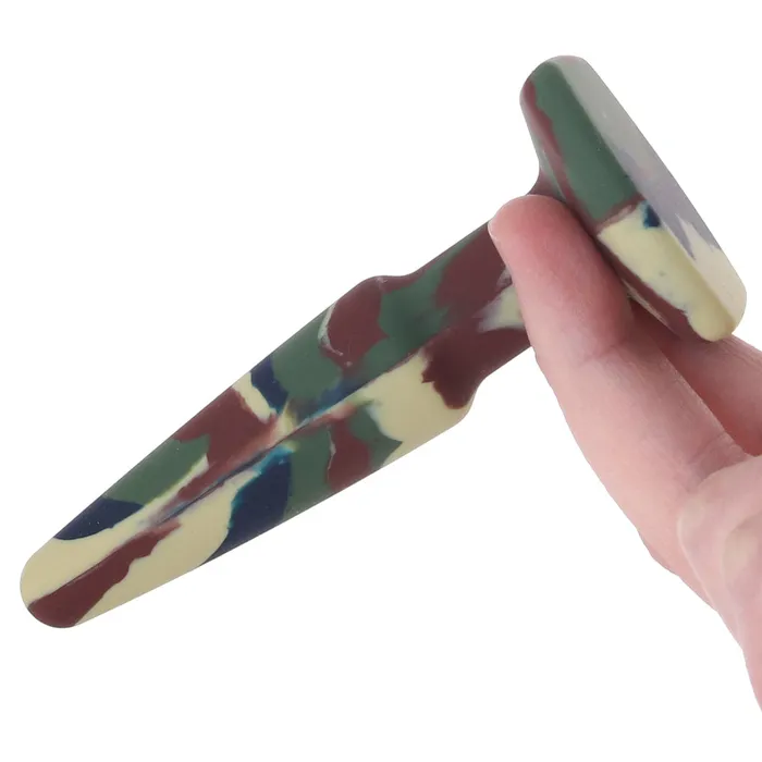 Doc Johnson Anal APlay Groovy 4 Inch Anal Plug in Camo