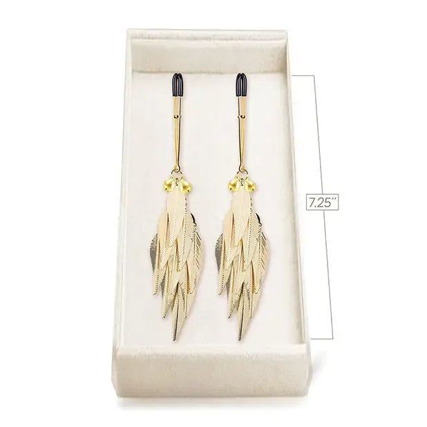 Icon Brands INC Nipple Clitoral Toys Couture Clips Luxury Nipple Clamps Golden Harvest Icon Brands INC Nipple Clitoral Toys Couture Clips Luxury Nipple Clamps Golden Harvest