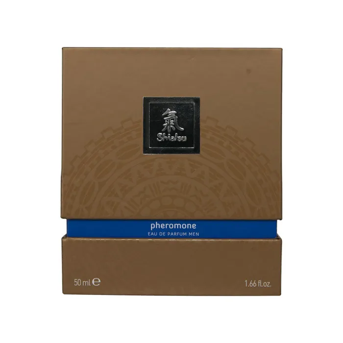 HOT HOT Shiatsu Pheromone Eau De Parfum Men Dark Blue 50ml Vibrators