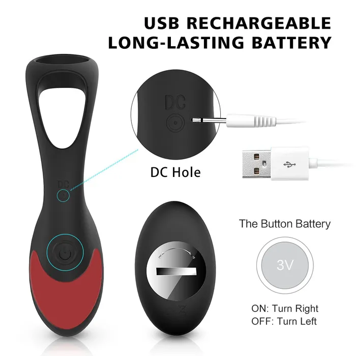 Male Sex Toys PHANXY Male Prostate Massage Vibrator Anal Plug Silicone Waterproof Prostata Stimulator Butt Delay Ejaculation Ring Toy For Men LAZADASEXTOYS