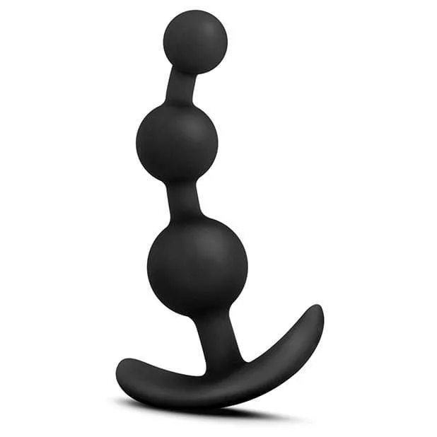Anal Blush Novelties Luxe Be Me 3 Silicone Anal Beads Black Blush Novelties