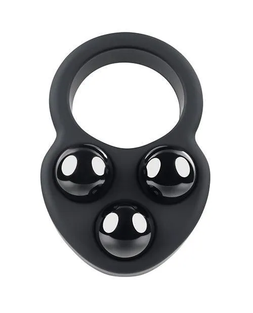 Anal Gender X Workout Ring Black Evolved Novelties INC