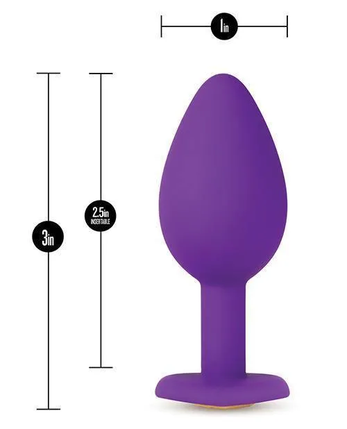 Blush Temptasia Bling Plug With gem Blush Novelties Anal