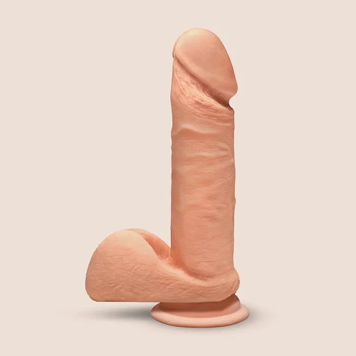 The D Perfect D 7 Inch with Balls ULTRASKYN dual density ultra realistic dildo Doc Johnson Enterprises Dildos