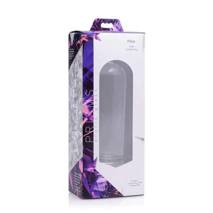 Anal Prisms Erotic Glass Pillar Large Cylinder Plug