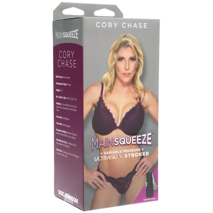 DOC JOHNSON Male Sex Toys MAIN SQUEEZE ULTRASKYN CORY CHASE