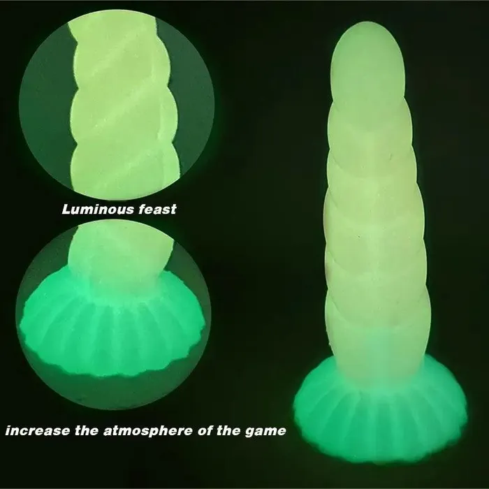 Inyarose Silicone Pink Luminous Dildo Dildos
