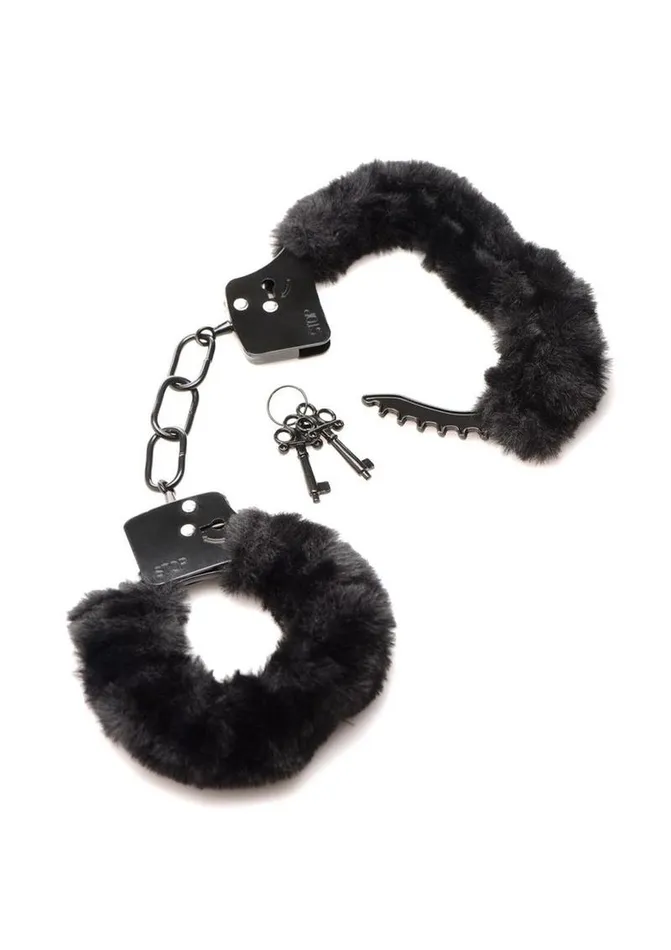 Male Sex Toys Master Series Master Series Cuffed In Fur Furry Handcuffs