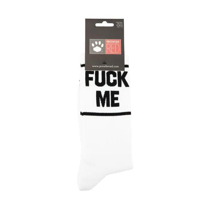 Prowler RED Fuck Me Socks White Black Prowler RED Anal