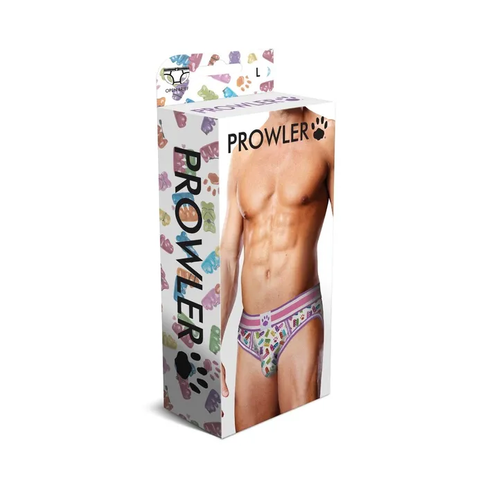 Prowler Vibrators Prowler Gummy Bears Backless Brief Pink Purple