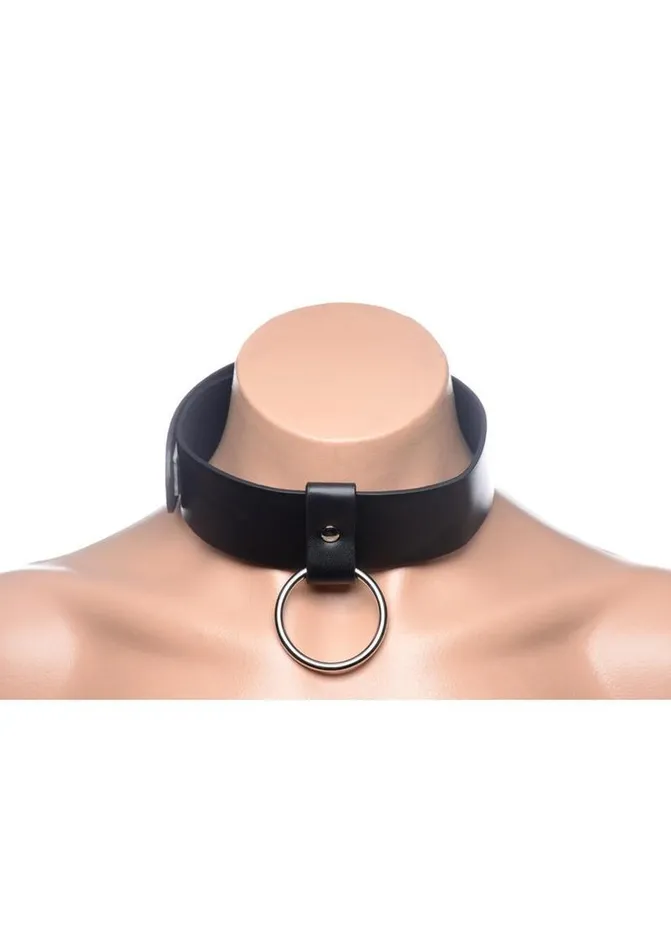 STRICT Male Sex Toys Strict Wide Collar with ORing