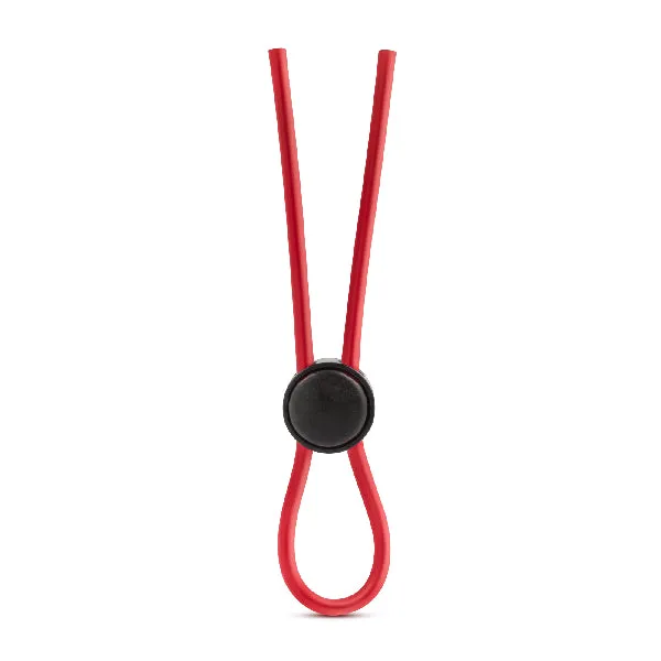 Blush Stay Hard Silicone Loop Cock Ring Red Male Sex Toys