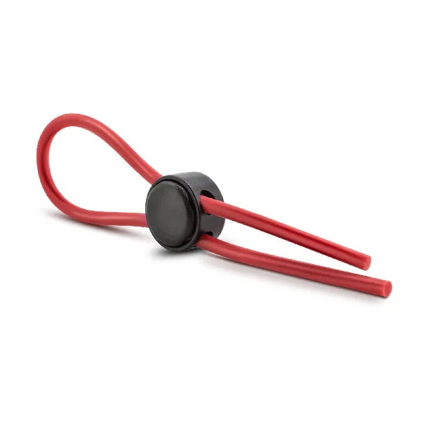 Blush Stay Hard Silicone Loop Cock Ring Red Male Sex Toys