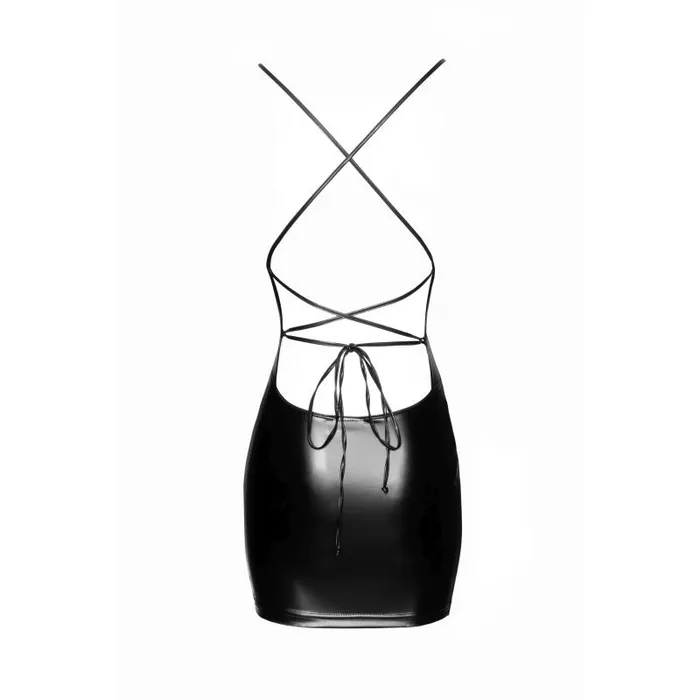 Female Sex Toys Noir Power Wetlook Mini Dress w Lace Up Back Female Sex Toys Noir Power Wetlook Mini Dress w Lace Up Back