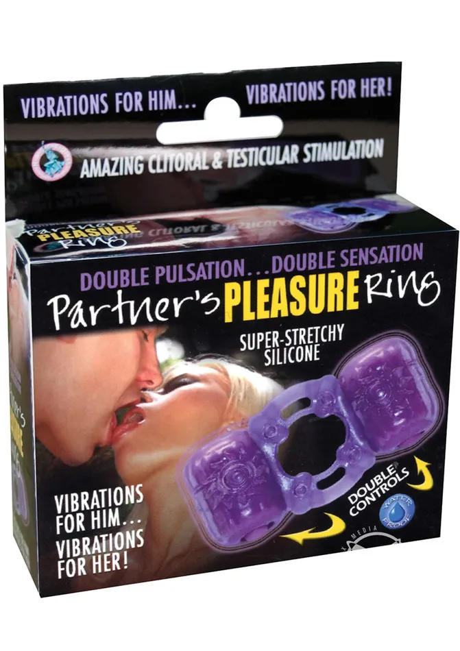 Partners Pleasure Ring Silicone Vibrating Cock Ring Nasstoys Male Sex Toys